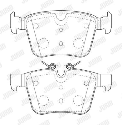 Brake Pad Set, disc brake 573772J