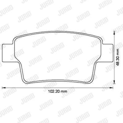 Brake Pad Set, disc brake 573194J - image 2