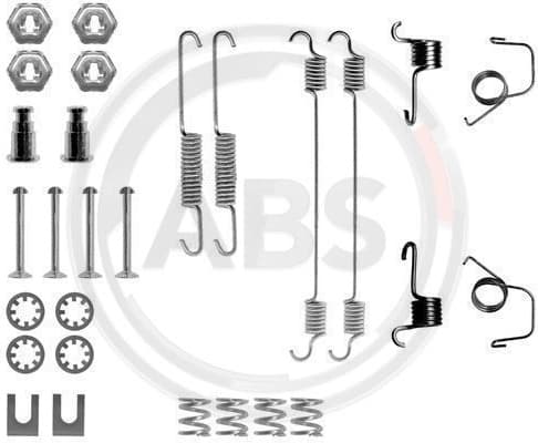 Accessory Kit, brake shoes 0617Q