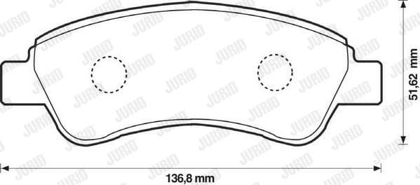 Brake Pad Set, disc brake 573030J - image 2