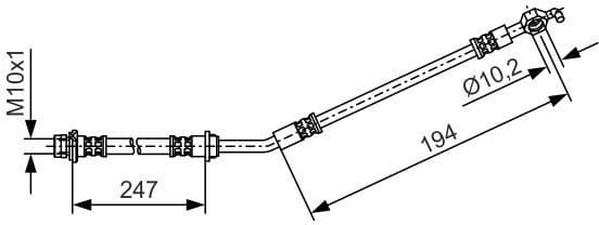 Brake Hose 1 987 481 A25 - image 5