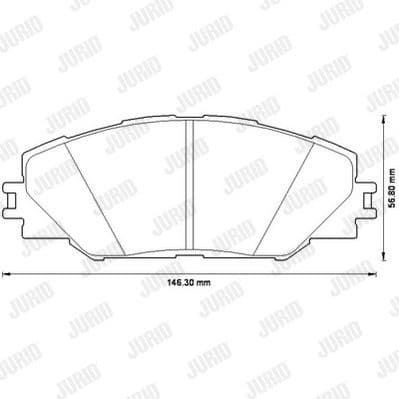 Brake Pad Set, disc brake 572569J - image 2