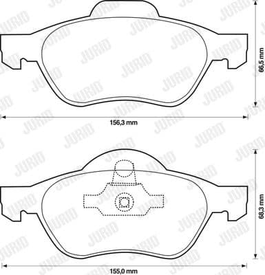 Brake Pad Set, disc brake 573244J - image 2