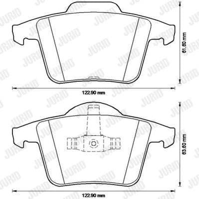 Brake Pad Set, disc brake 573236J