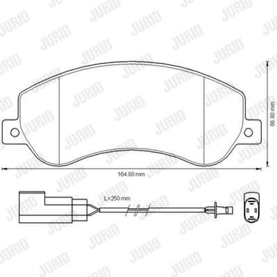 Brake Pad Set, disc brake 573275J