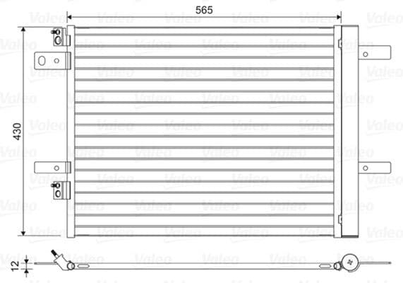Condenser, air conditioning 822564