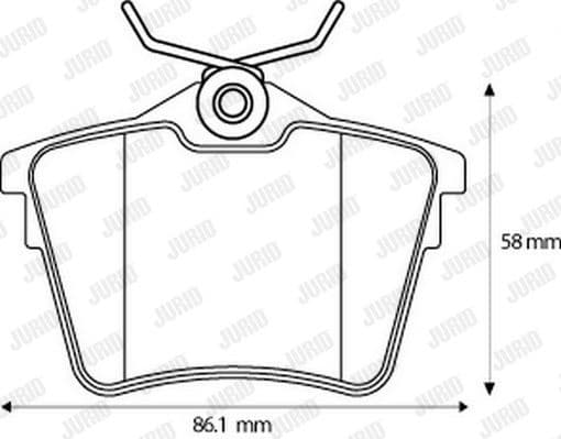 Brake Pad Set, disc brake 573133J