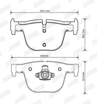 Brake Pad Set, disc brake 573354J