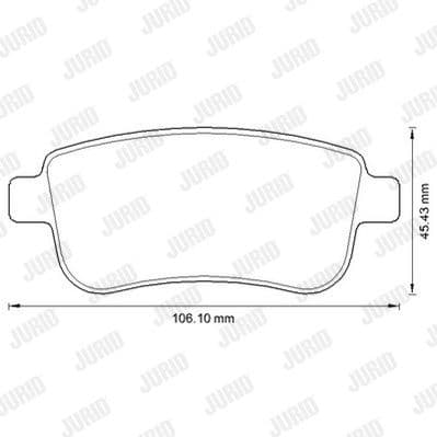 Brake Pad Set, disc brake 573286J - image 2