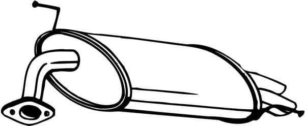 Rear Muffler 163-161