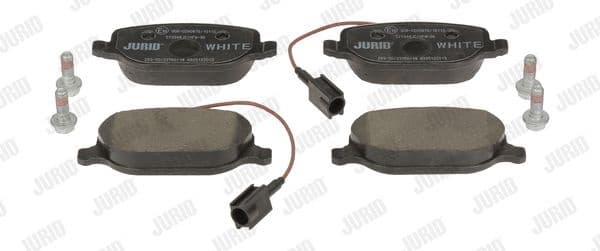 Brake Pad Set, disc brake Jurid White Low Dust 573348JC
