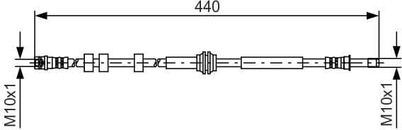 Brake Hose 1 987 481 430