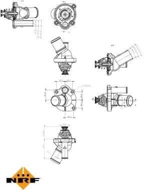 Thermostat, coolant EASY FIT 725000