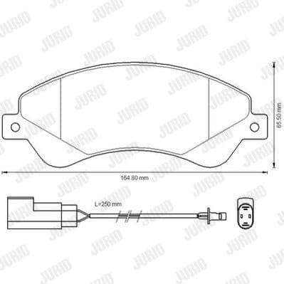 Brake Pad Set, disc brake 573276J