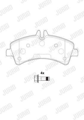 Brake Pad Set, disc brake 2921709560