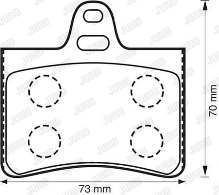 Brake Pad Set, disc brake 573028J