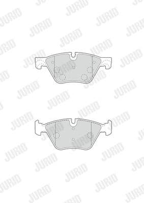 Brake Pad Set, disc brake Jurid White Low Dust 573364JC