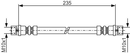 Brake Hose 1 987 481 008