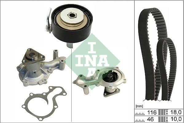 Water Pump & Timing Belt Kit 530 0701 30