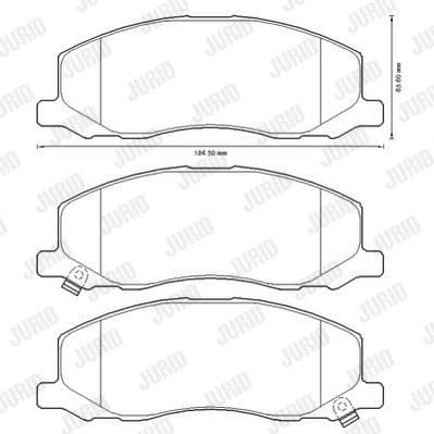 Brake Pad Set, disc brake 573326J