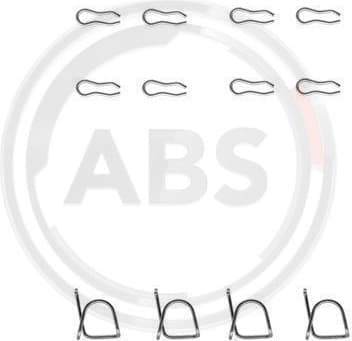 Accessory Kit, disc brake pad 0939Q