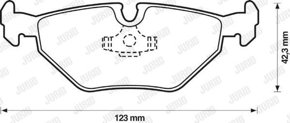 Brake Pad Set, disc brake 571936J