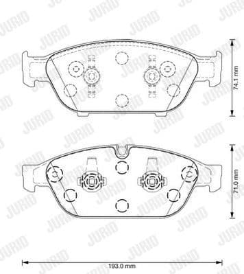 Brake Pad Set, disc brake 573381J - image 2