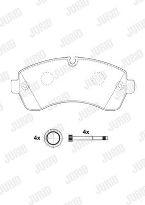 Brake Pad Set, disc brake 2920009560