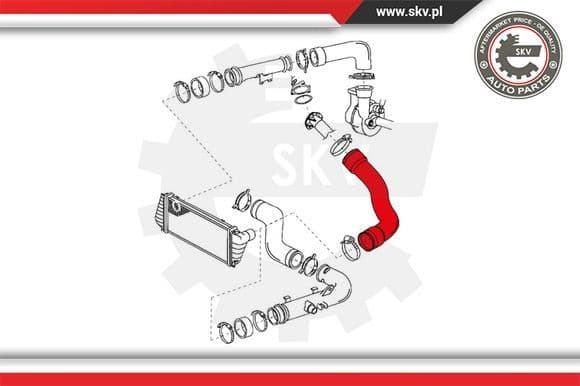 Charge Air Hose 24SKV063 - image 3