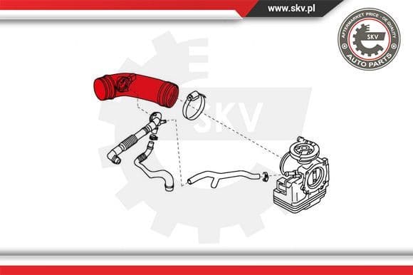 Charge Air Hose 43SKV102 - image 5