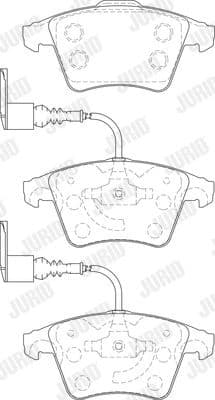 Brake Pad Set, disc brake 573391J