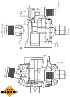 Thermostat, coolant EASY FIT 725039