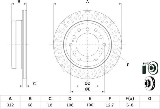 Brake Disc 0986479F07