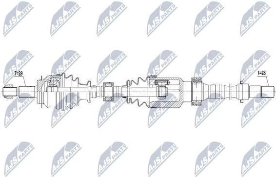 Drive Shaft NPW-MZ-056 - image 4