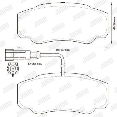 Brake Pad Set, disc brake 573318J