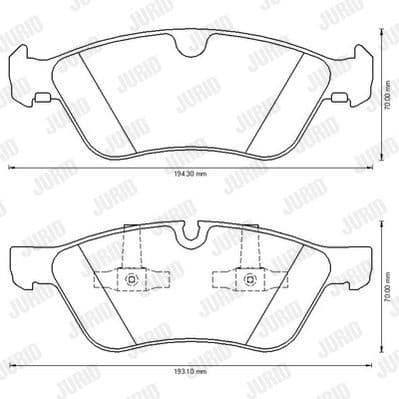 Brake Pad Set, disc brake 573175J