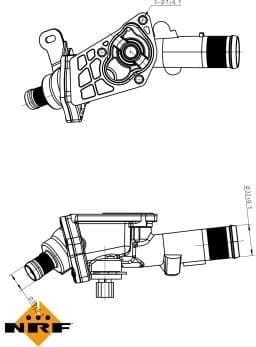 Thermostat, coolant EASY FIT 725078