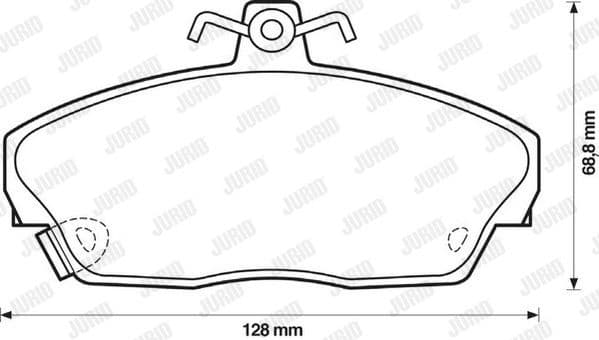 Brake Pad Set, disc brake 571438J