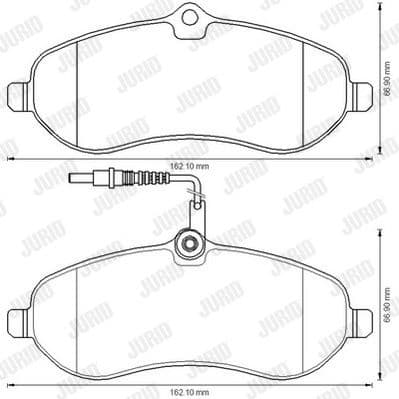 Brake Pad Set, disc brake 573280J