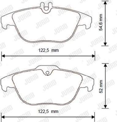 Brake Pad Set, disc brake 573248J