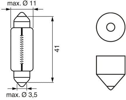 Bulb, boot light Pure Light BL 1 987 301 014 - image 5