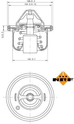 Thermostat, coolant EASY FIT 725208