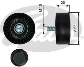 Deflection/Guide Pulley, V-ribbed belt DriveAlign™ T36766