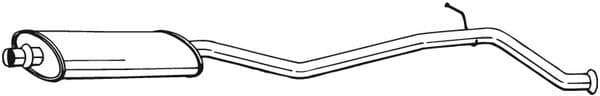 Centre Muffler 286-167