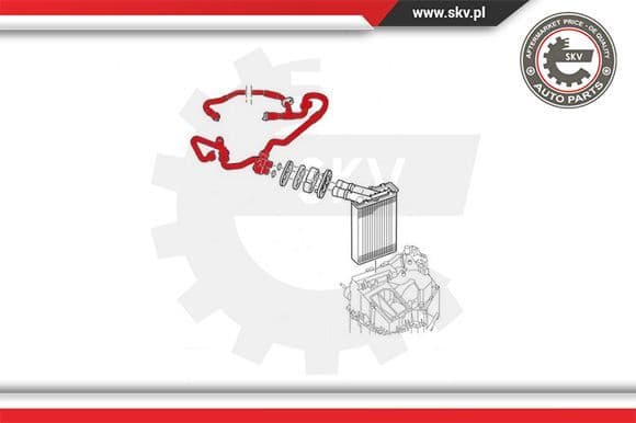 Heater Hose 43SKV818 - image 4