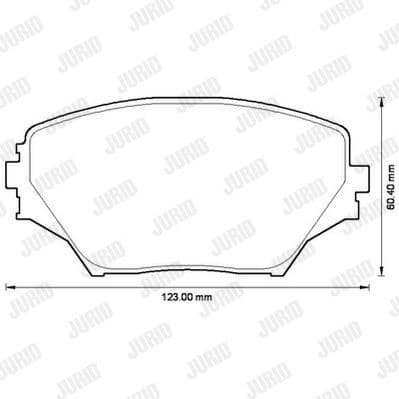 Brake Pad Set, disc brake 572487J
