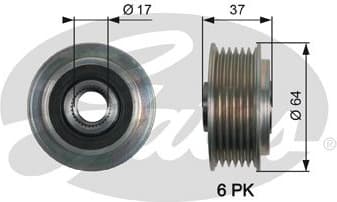 Alternator Freewheel Clutch DriveAlign™ OAP7160