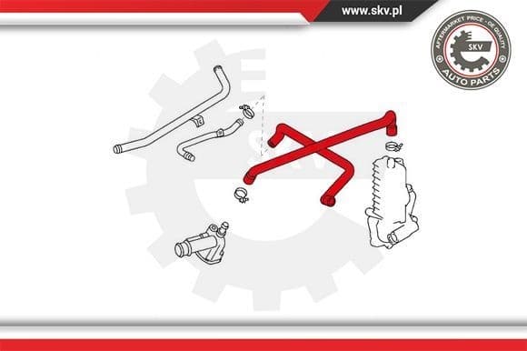 Heater Hose 43SKV823 - image 4