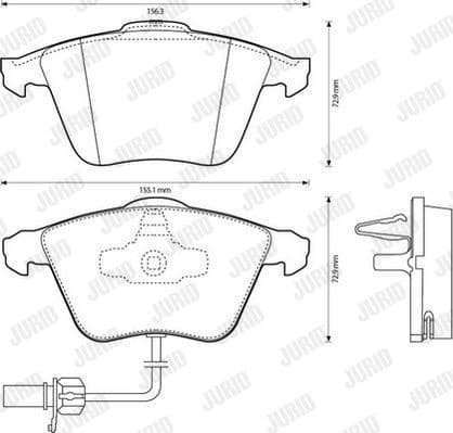 Brake Pad Set, disc brake 573145J