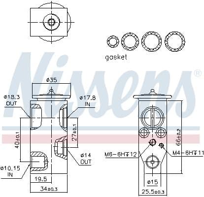 Expansion Valve, air conditioning ** FIRST FIT ** 999366 - image 6